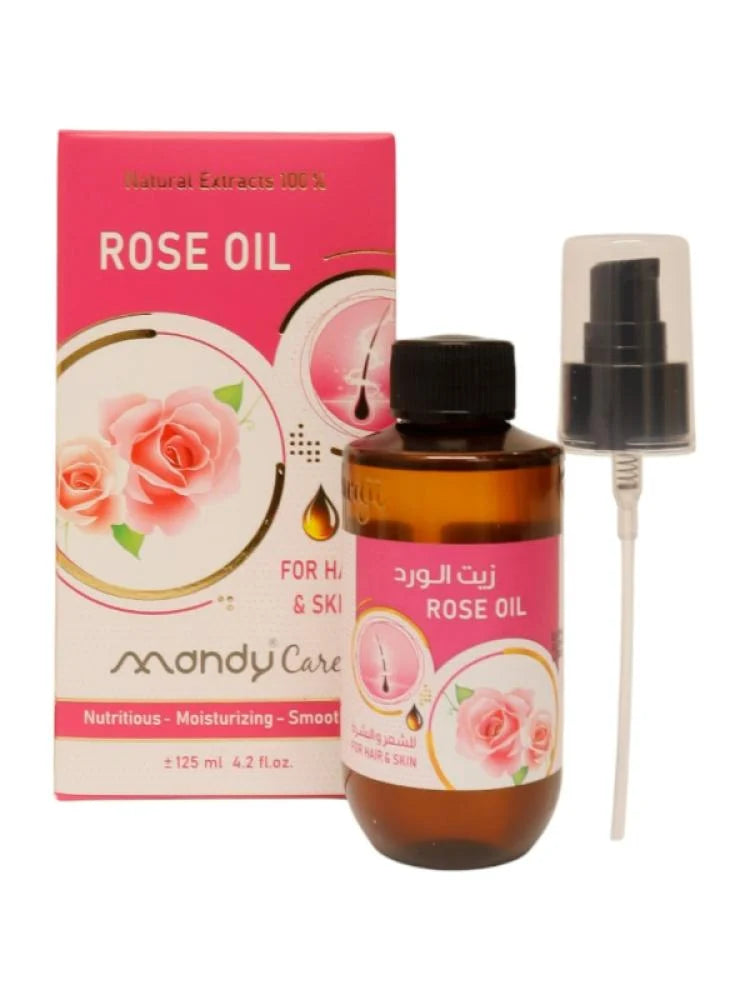 زيت الورد للشعر والبشرة من ماندي كير، 125 مل