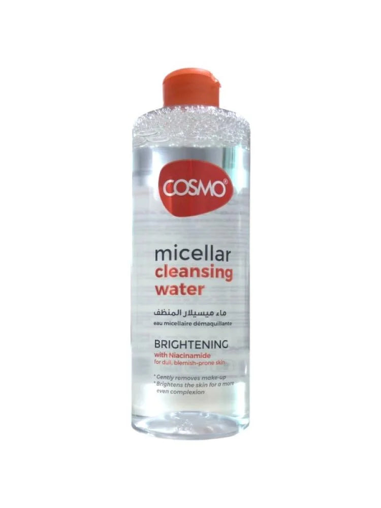 Cosmo Micellar Water Cleanser and Brightener for Dull Skin with Niacinamide - 500ml