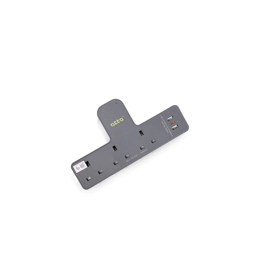 مشترك كهربائى اوتو 3 مخارج +USB-TC