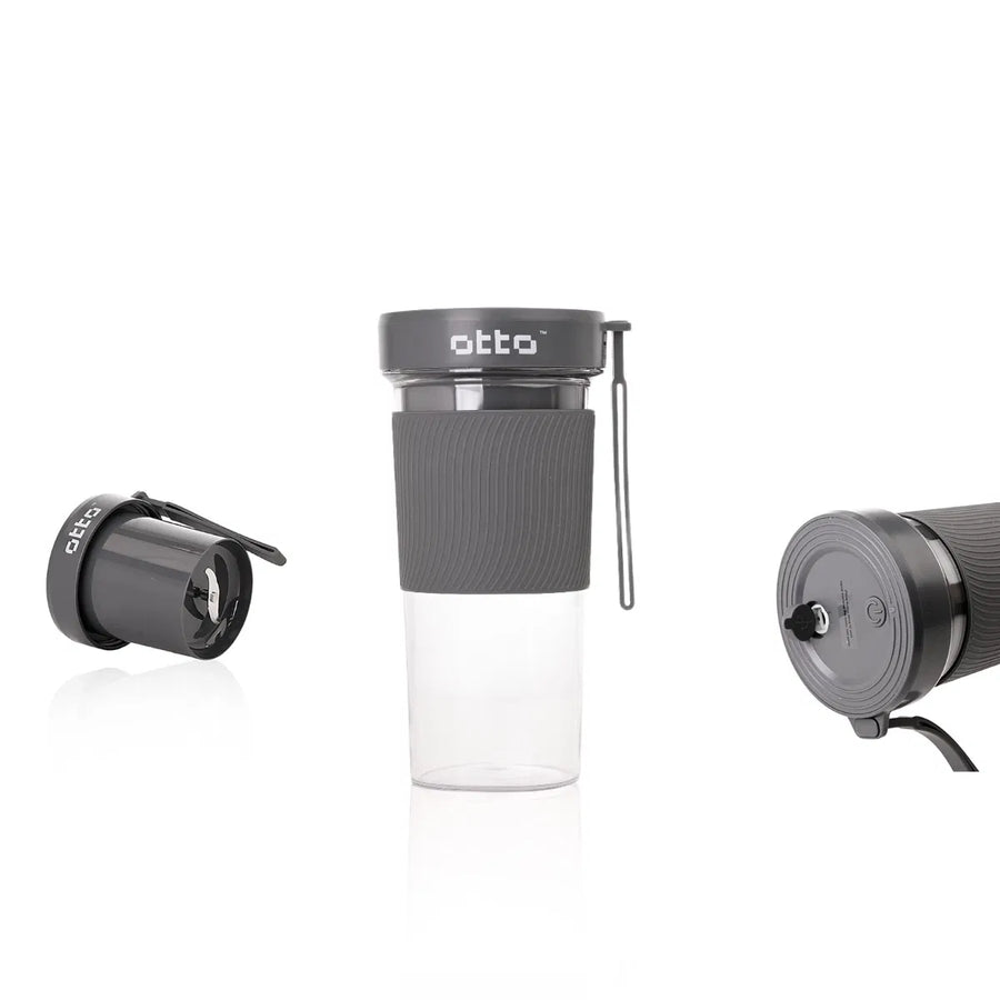 خلاط محمول اوتو بلاستيك رمادي 300 مل 55 واط