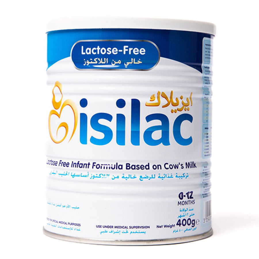 ايزيلاك حليب اطفال خالي من اللاكتوز 0-12ش 400 جرام