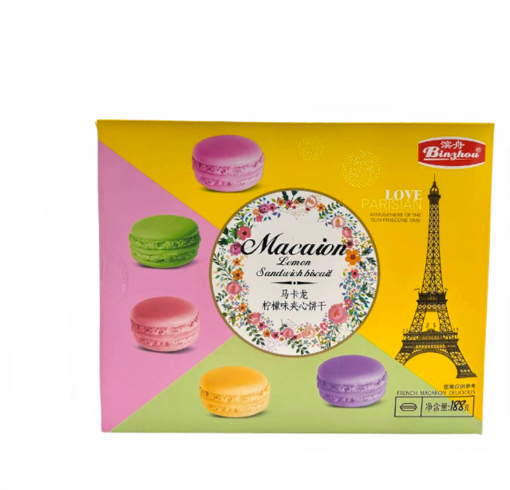 بسكويت ماكرون بينجهو بالليمون 188g
