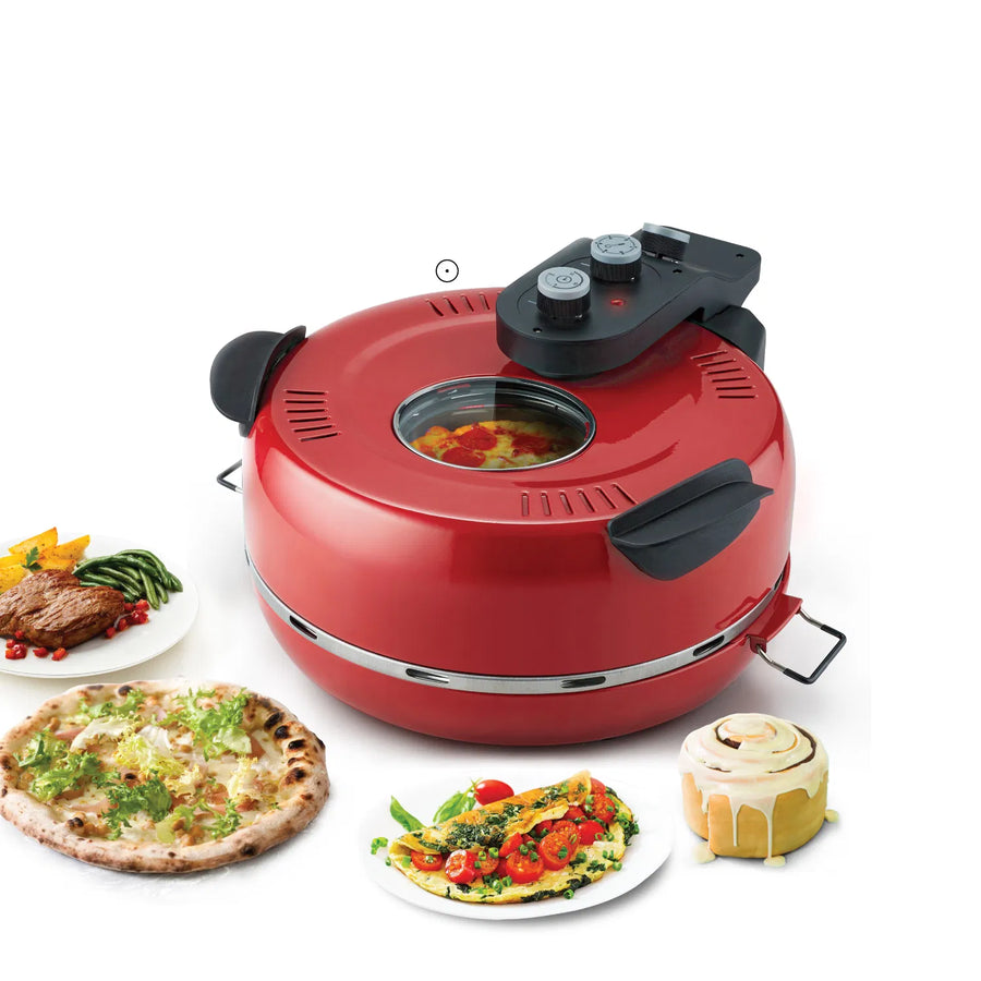 الخبازة هوم إلك الحمراء 1600 واط 16 بوصة