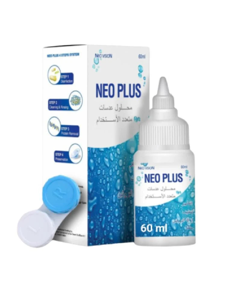 नियो प्लस मल्टी-यूज़ लेंस सॉल्यूशन - 60 मिलीलीटर