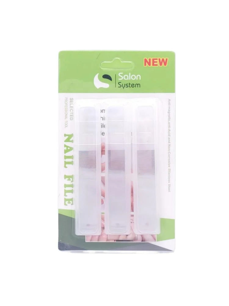 مبرد اظافر ستانلس ستيل من صالون سيستم