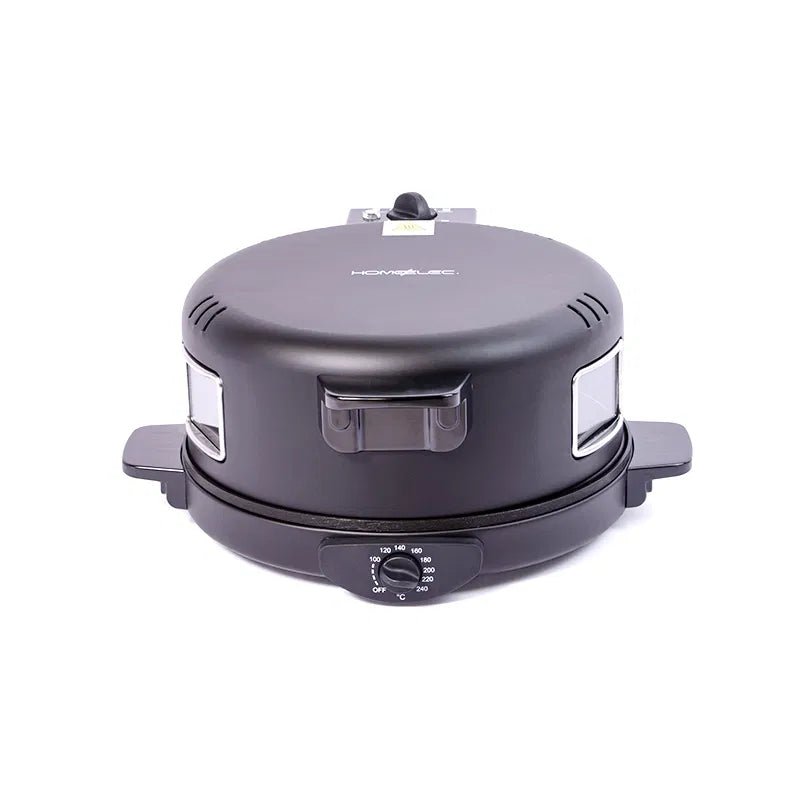 होम इलेक्ट 1800W अरेबिक ब्रेड मेकर, काला