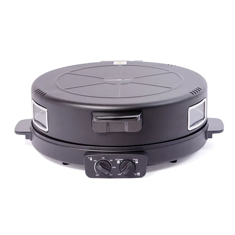 होम इलेक्ट 2600W अरेबिक ब्रेड मेकर, काला