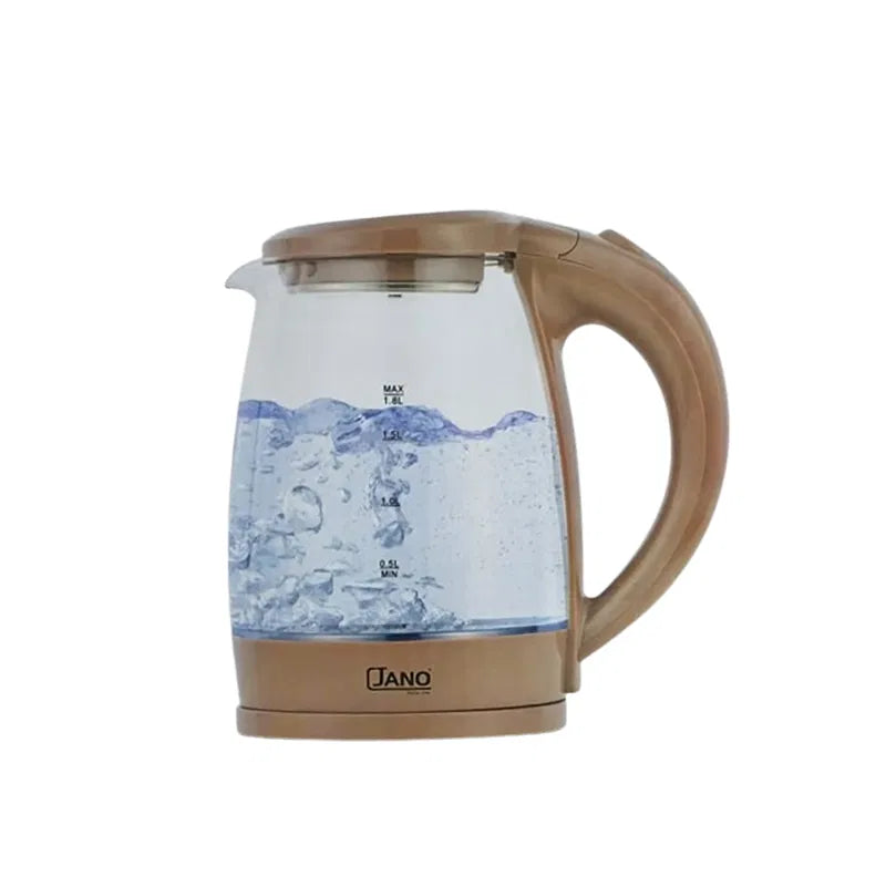 غلاية زجاج قاعدة بنى 1.8 لتر 1800 واط