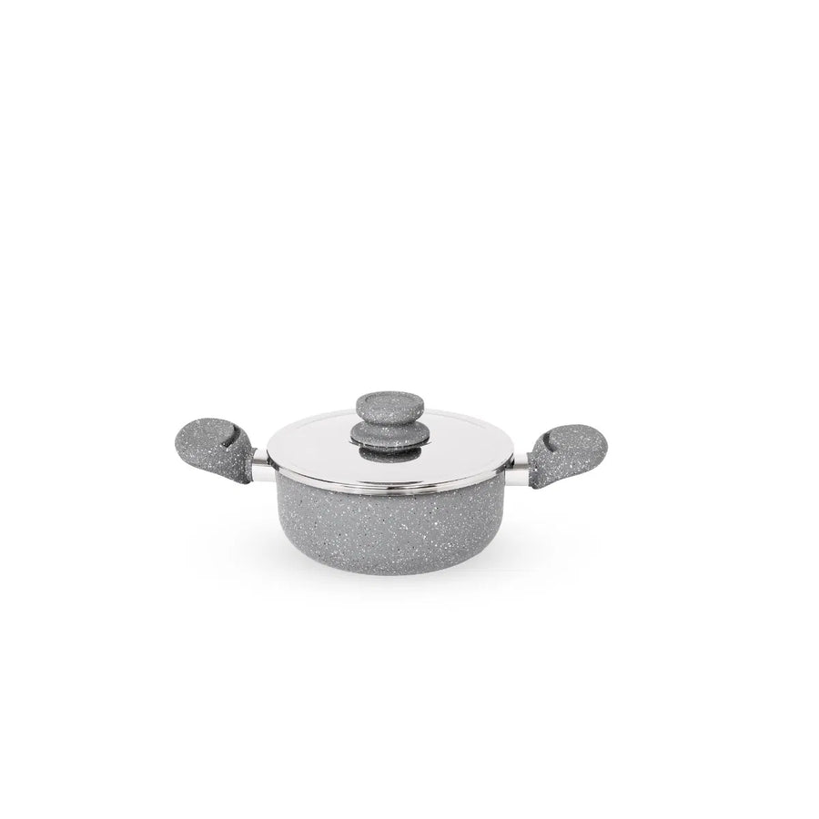 قدر 18 سم بغطاء ستانلس ومقبض ناعم الملمس من كين