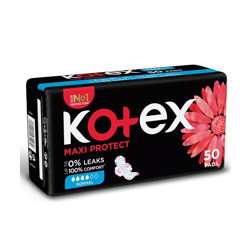 كوتكس فوط صحية ماكسي عادية بالاجنحة 50 فوطة