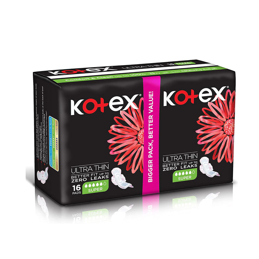 كوتكس فوط صحية الترا رفيعة كبيرة بالاجنحة 16 فوطة