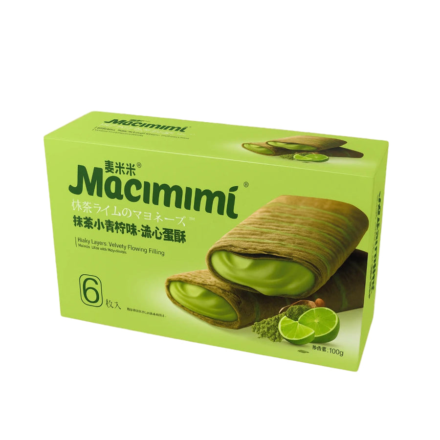 بسكويت ماكيمي مي المقرمش بنكهة الماتشا والليمون 100 جم
