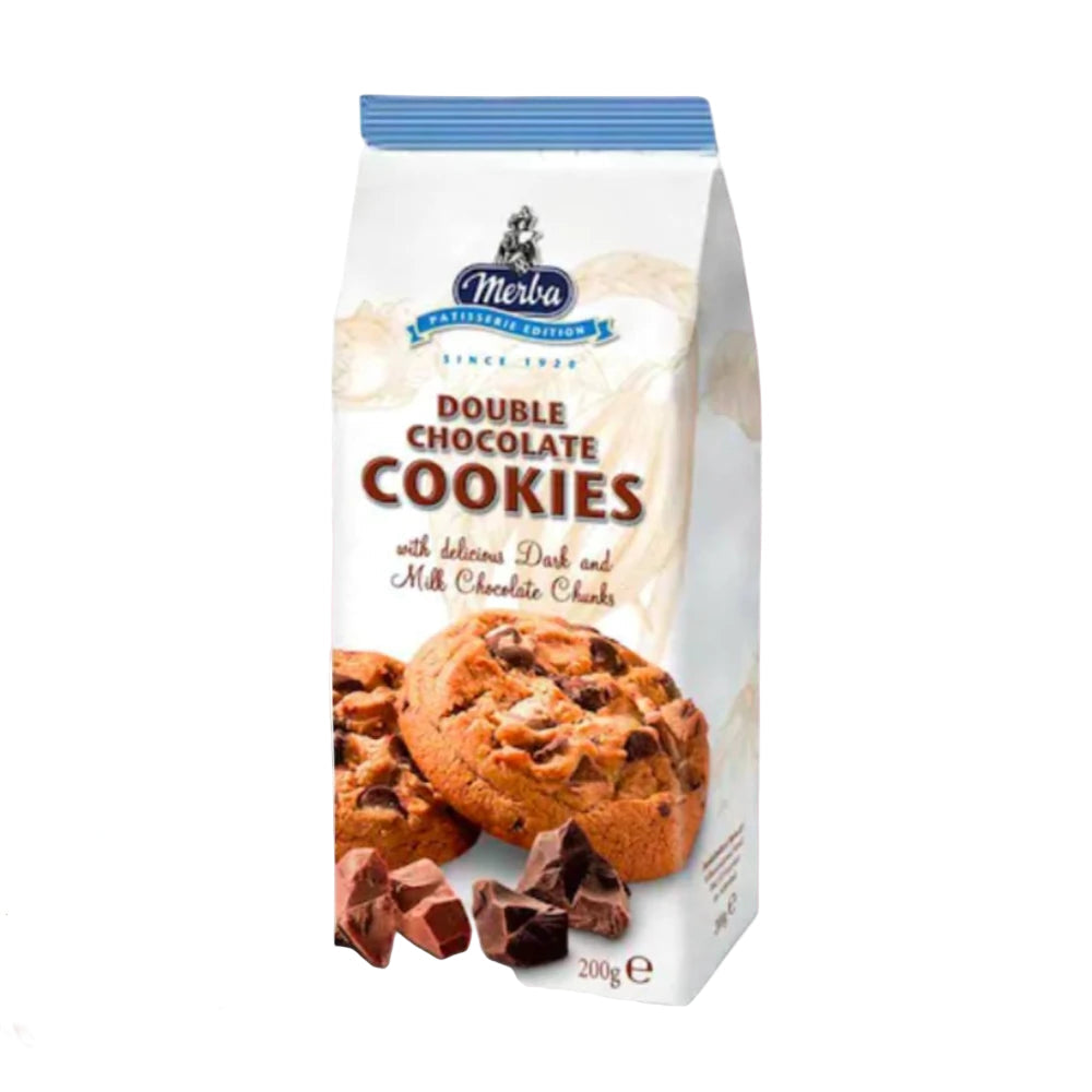 كوكيز ميربا دبل شوكولاتة 200 جم