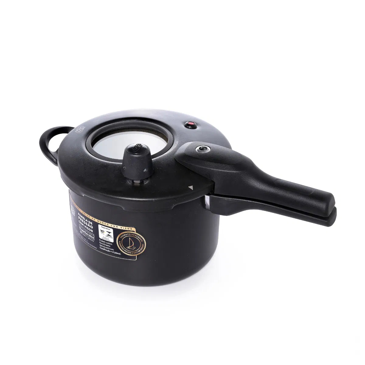Brazilian pressure cooker with glass lid, 4.5 liters