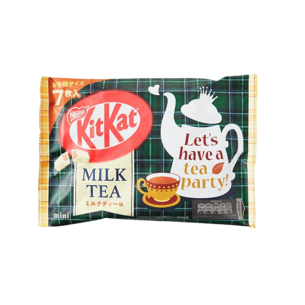 كيت كات ياباني ميني بنكهة شاي الحليب من نستله 7 قطع