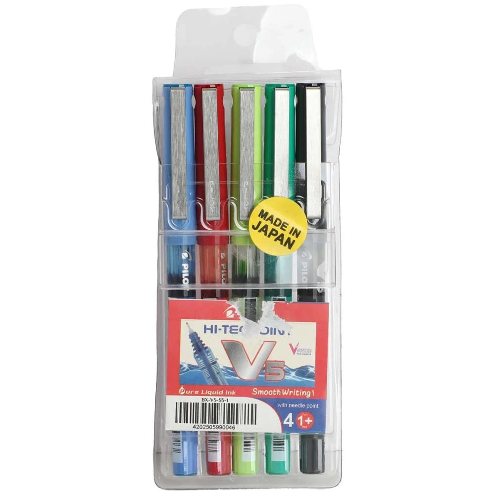 طقم أقلام سائل بايلوت 5 قلام