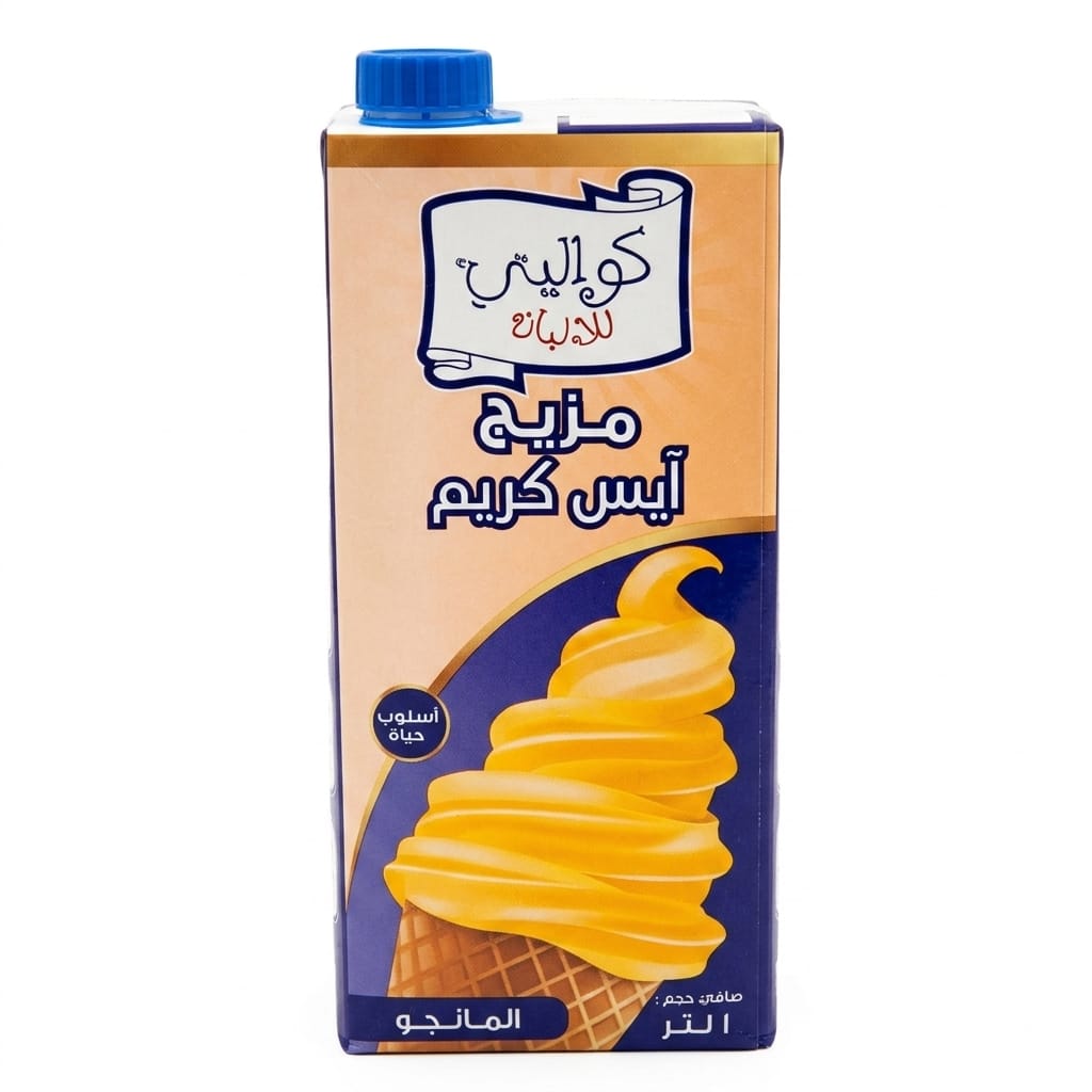 مزيج ايسكريم المانجو كواليتي 1 لتر