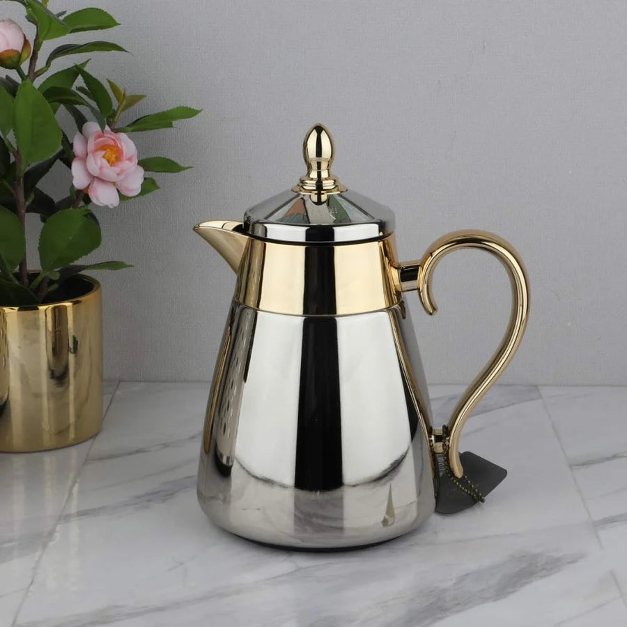 ترمس شهد فضي مع ذهبي 0.35 لتر