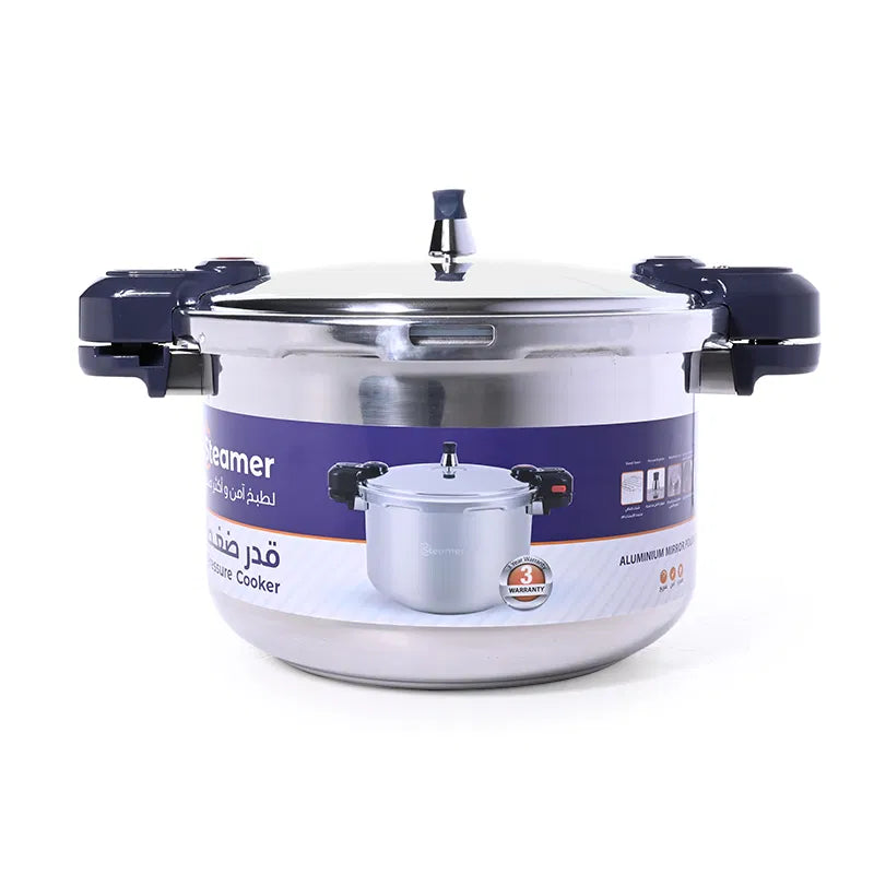 Improved 11-liter aluminum steamer pressure cooker