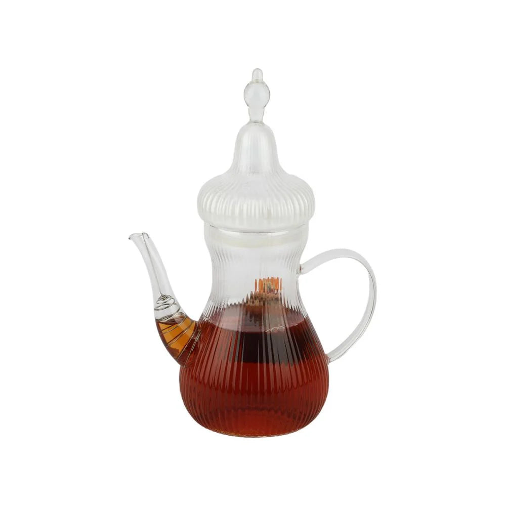 دلة زجاج شفاف 1000 مل