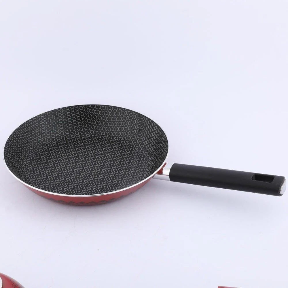 مقلى فيجا المنيوم بمقبض بلاستيك مقاس 28 سم