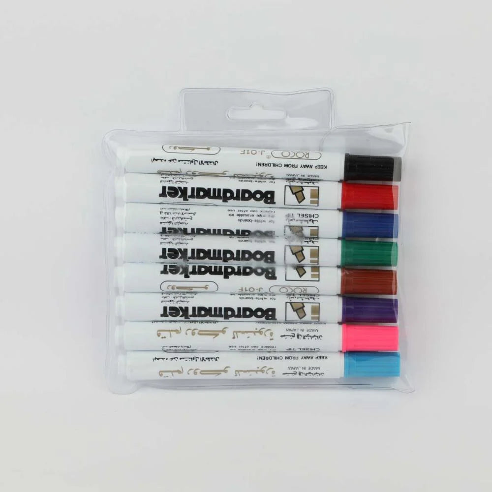 طقم اقلام سبورة 8 قلم