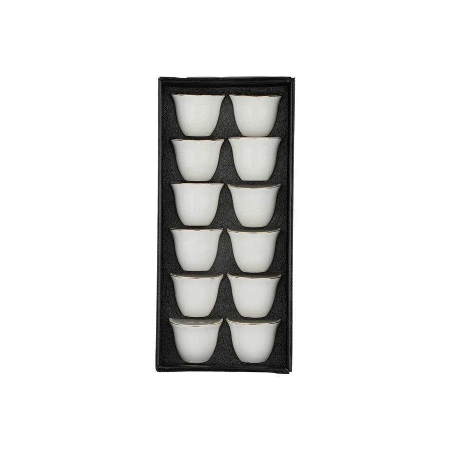 बड़ा कॉफ़ी कप सेट, 12 कप 