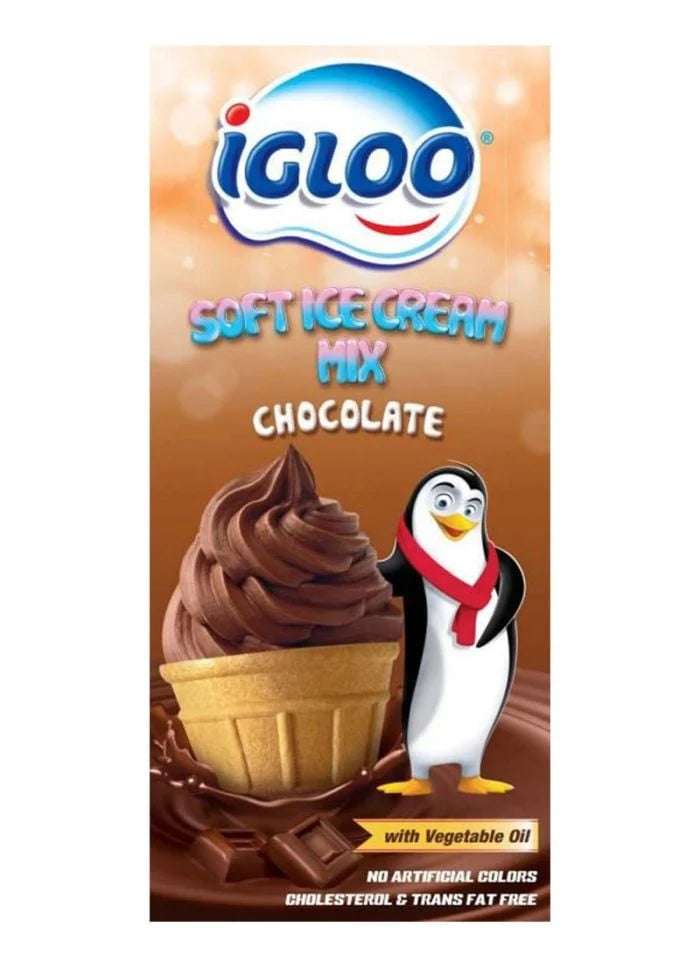 خليط ايسكريم اكلوو بنكهة الشوكلاتة- 1 لتر