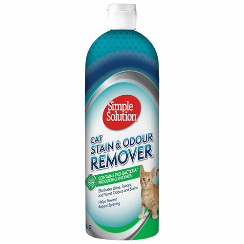 Simple Solution détachant et anti-odeurs pour chat 1 litre