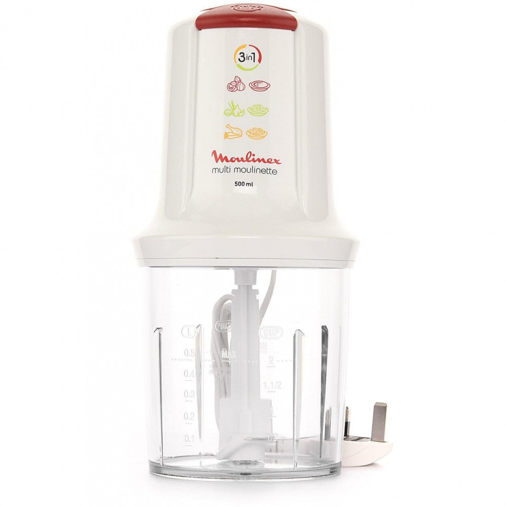 Moulinex onion chopper, two speeds, 500 ml, 400 watts