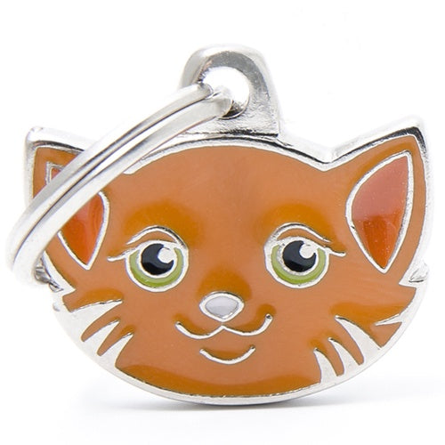 My Family pendant in the shape of a red European cat