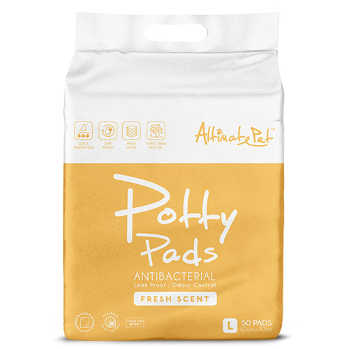 Large size 50 pads with a fresh scent for dogs 