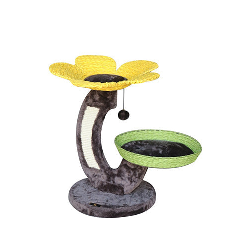 Feline Go rose-shaped cat scratcher