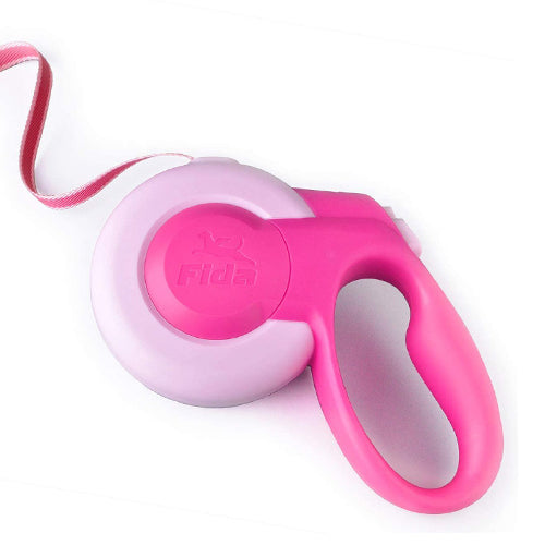 VidaM 7 Plus Harnais de marche automatique pour chiens, couleur rose avec veilleuse (LED)