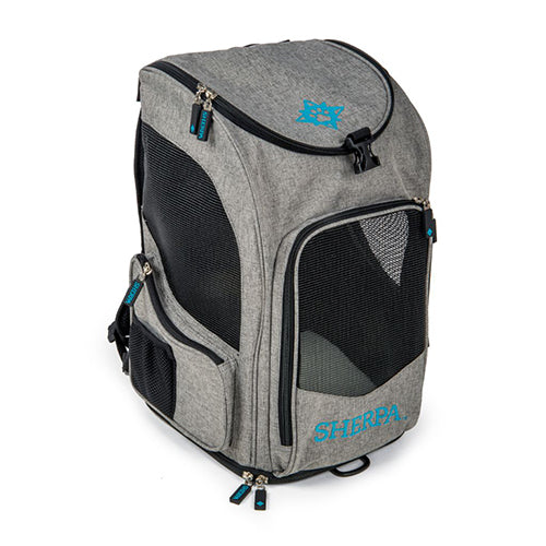 Sherpa 2-in-1 travel bag and carrier, gray