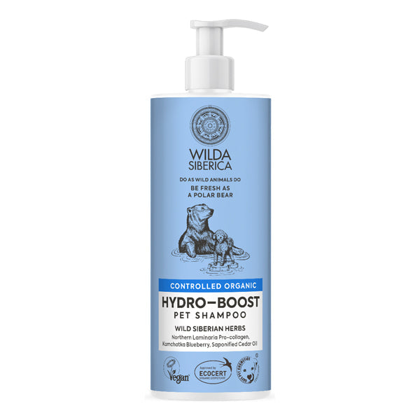 Wild Siberica champú para pelajes secos que necesitan hidratación para perros y gatos 400 ml