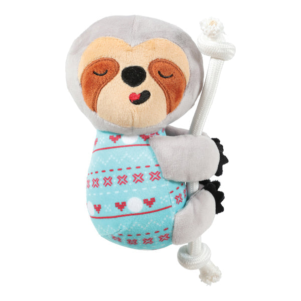 Zolux Chiquitos Sloth with Rope Dog Toy