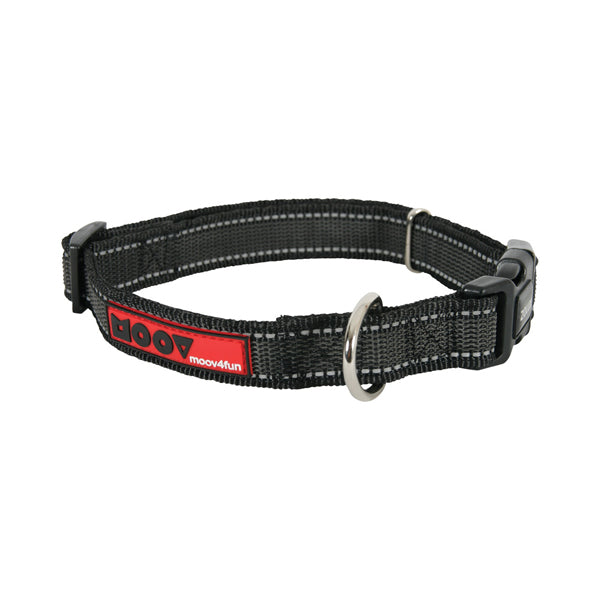 Collar de perro Zolux negro cómodo en múltiples tamaños