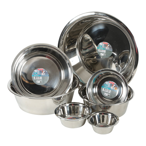 Stainless steel dog bowl