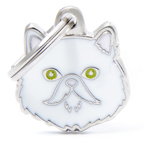 White Persian cat pendant